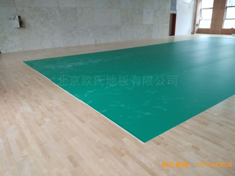 遵義仁懷市茅臺文體中心運(yùn)動地板施工案例