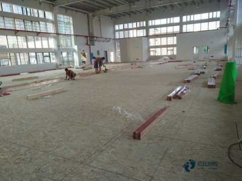 沒有龍骨還叫運動木地板系統(tǒng)嗎