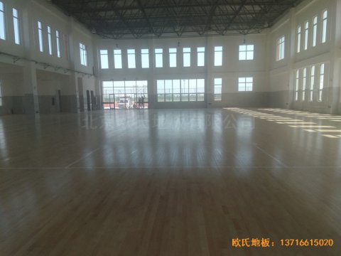 山東沾化第三實驗小學(xué)體育館運動木地
