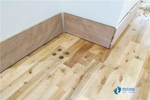 中學(xué)籃球場(chǎng)館地板施工工藝3
